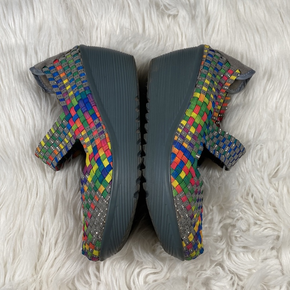 St. John’s Bay • Rainbow Woven Wedges - Picture 10 of 14